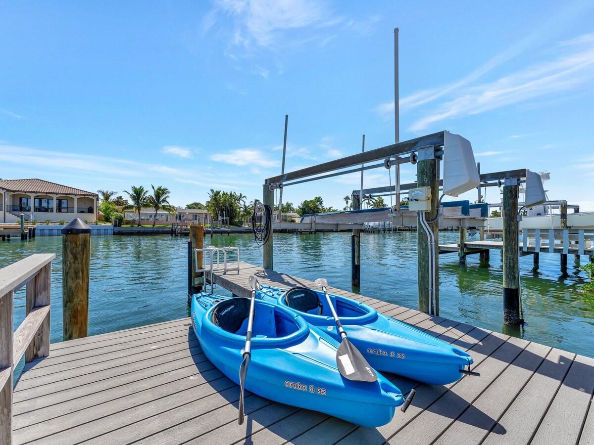 Waterfront House & Private Dock | Heated Pool!