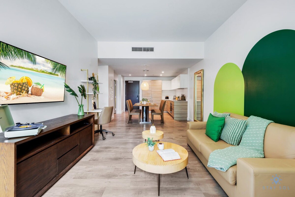 Most Booked Apartment|Near Beach+ Rooftop Pool