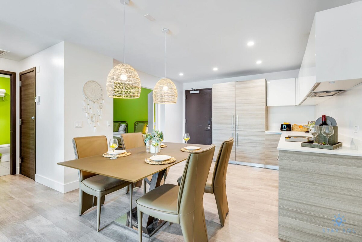 Most Booked Apartment|Near Beach+ Rooftop Pool