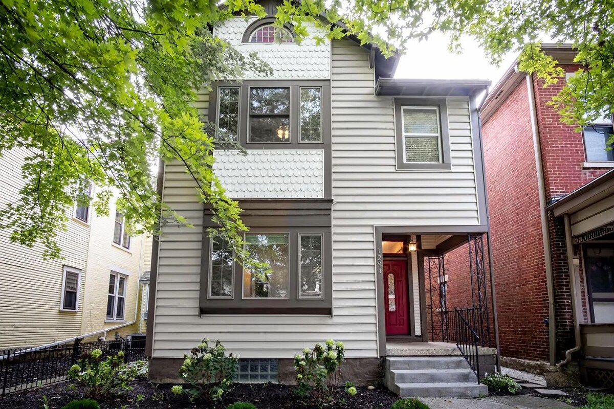 4BR Home in Victorian Village - Walk to Short North & OSU Campus