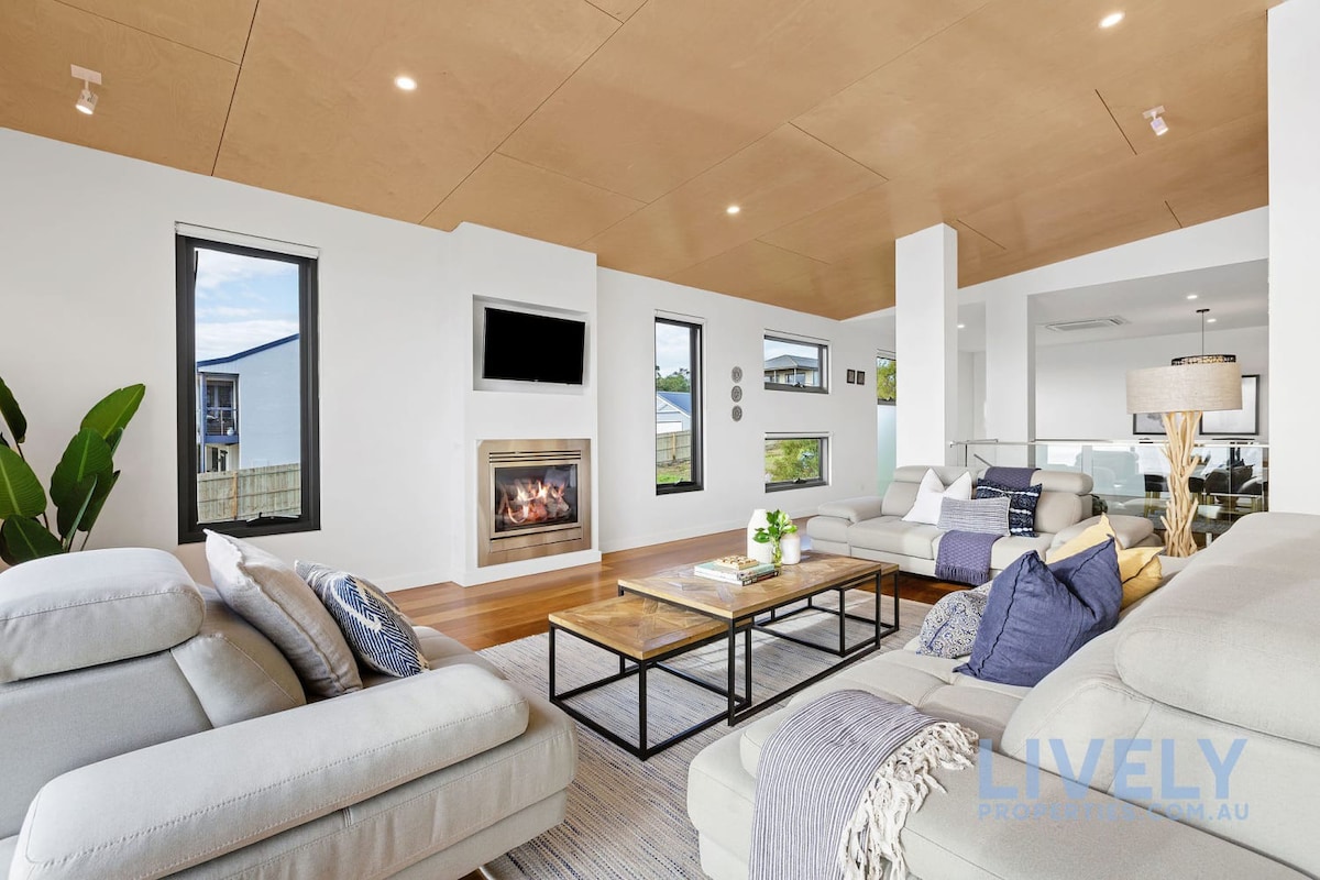 Living Room 1 with TV and Gas Fire