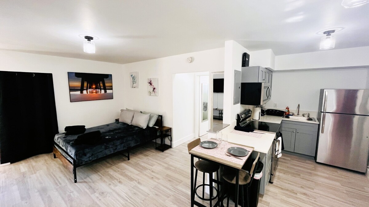Large Studio w/ Fast Wi-Fi + Free Parking Spot