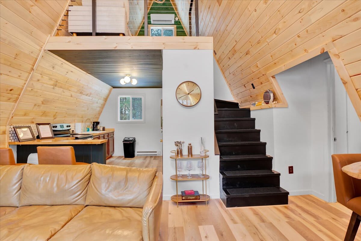 Enchanted A-Frame Cabin | Hot Tub | Firepit