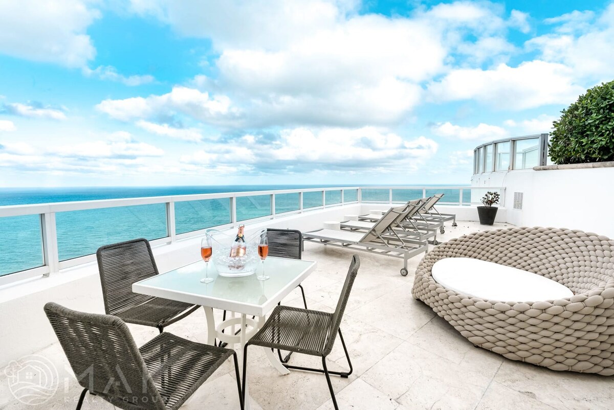 Oceanview Suite With Private Pool And Spa Access - Luxurious Escape - 邁阿密海灘