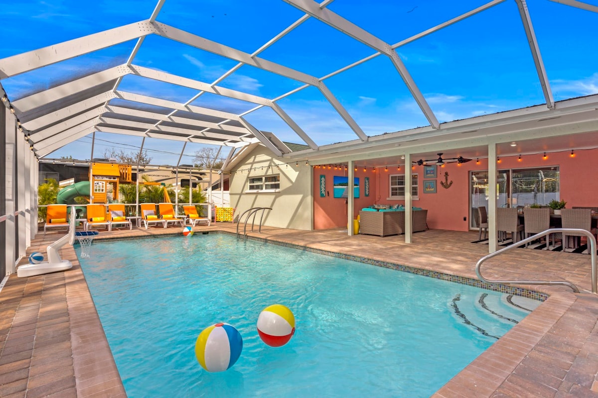 New! | Heated Pool | Jungle Themed Bunk Room | AMI