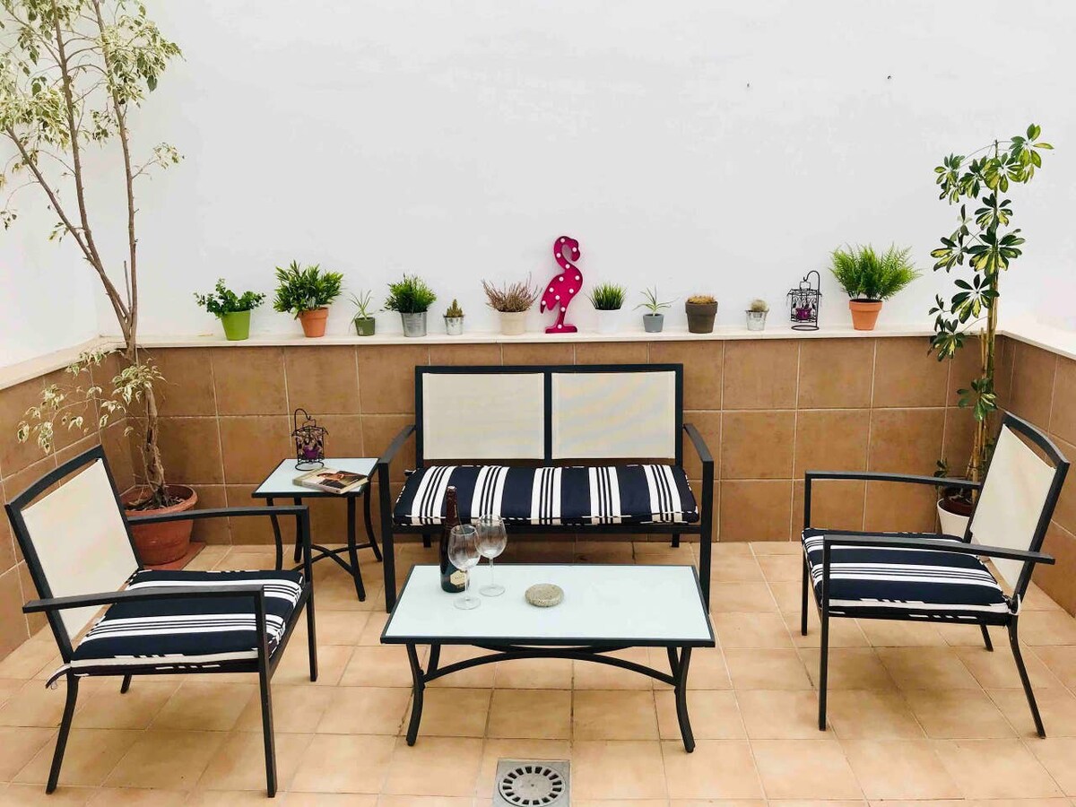 SHR002 Nuevo y Moderno apartamento en Nerja con Patio — Nerja, Andalucía — vacation rental