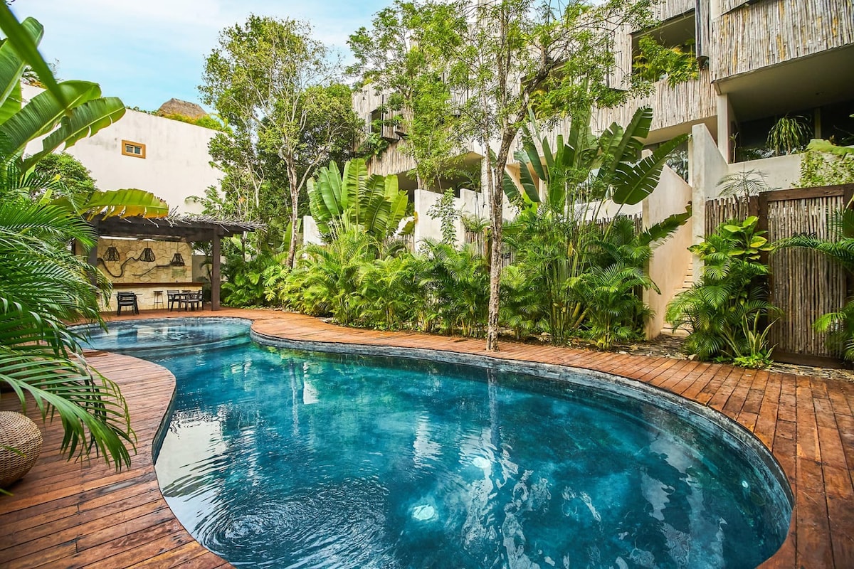 Eco-Chic Condo Aldea Zama + Plunge Pool — Tulum, Quintana Roo — vacation rental