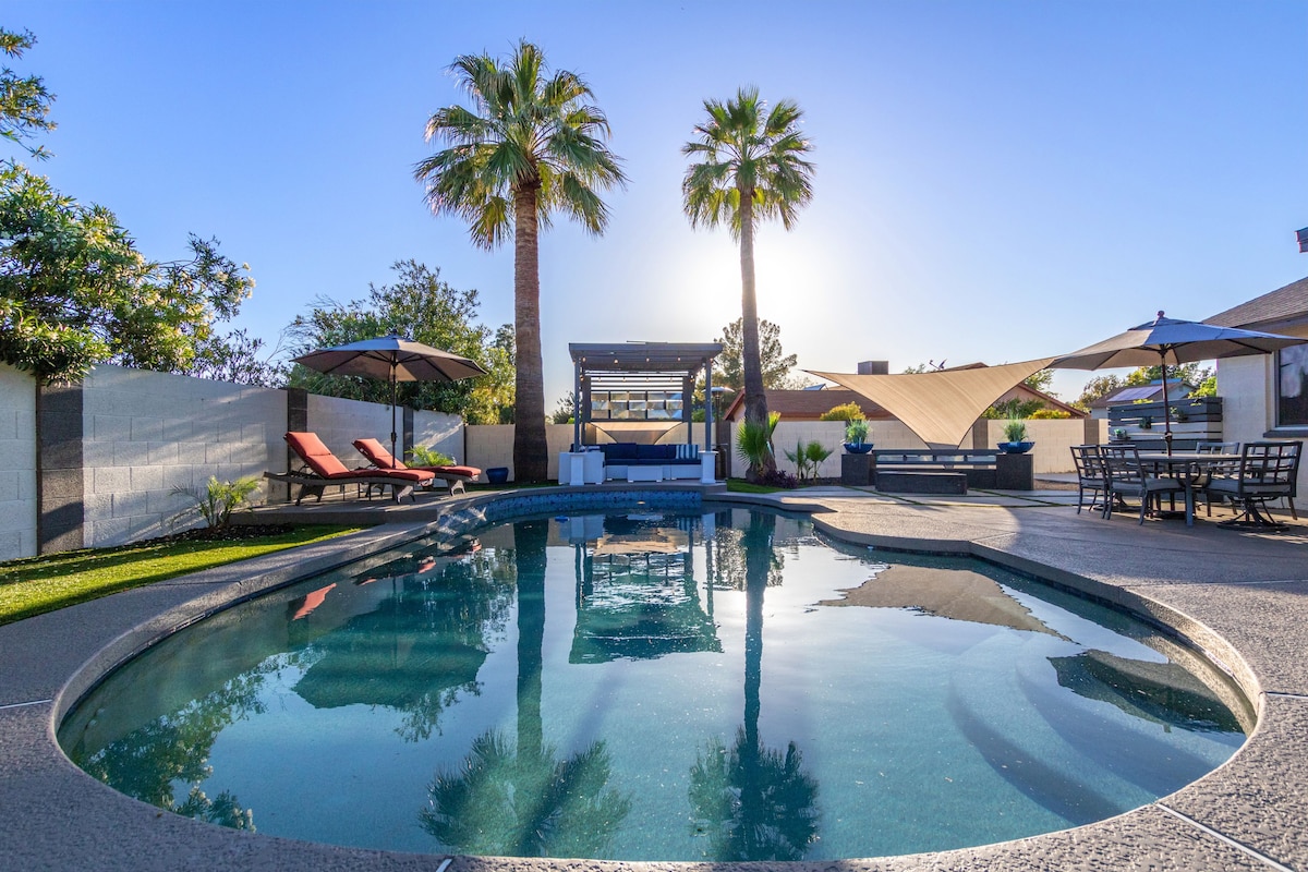 "Kings" Modern Retreat | Heated Pool & Fire Pit — Scottsdale, AZ — vacation rental