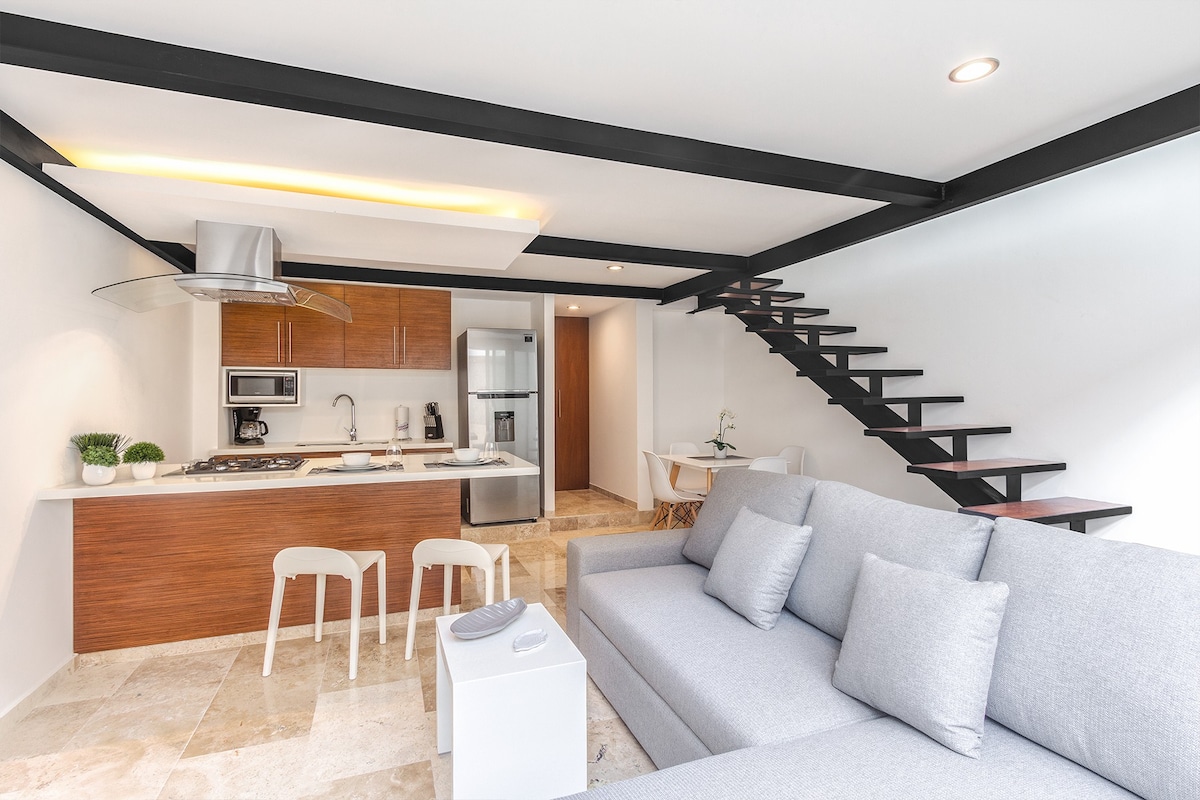 Trendy Loft | Private Pool | Rooftop Views & Sun — Playa del Carmen, Quintana Roo — vacation rental