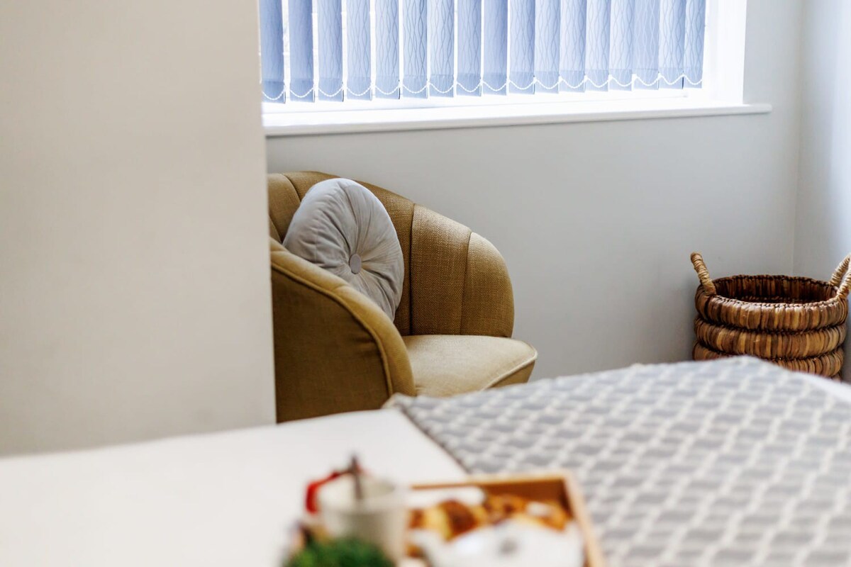 Spacious, Beautiful 1-Bed Apt; Central, Wi-Fi, PKG
