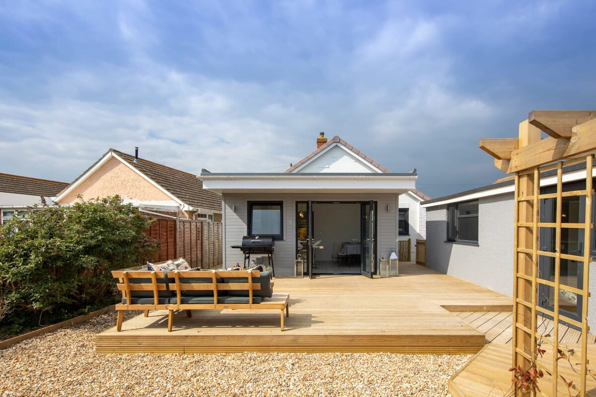 Bask in the sun while the meal is getting ready