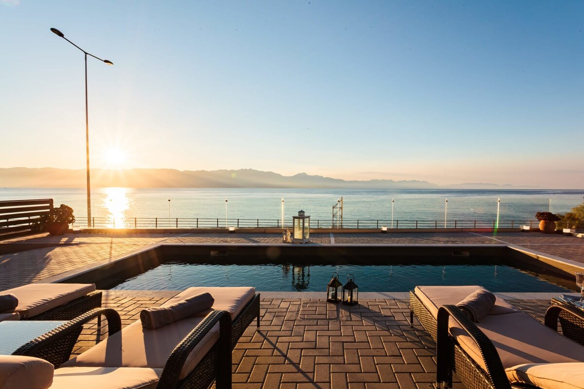 Seaside Summer Bliss - Aurora Luxury Pool Paradise — Petalidi — vacation rental
