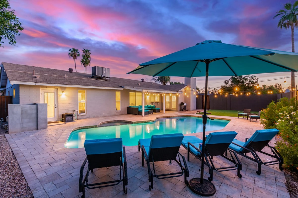 Obispo Modern Oasis with Heated Pool and BBQ — Mesa, AZ — vacation rental