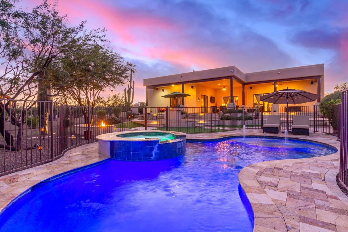 Rustic Desert Estate | Pool, Spa & Game Room — Scottsdale, AZ — vacation rental