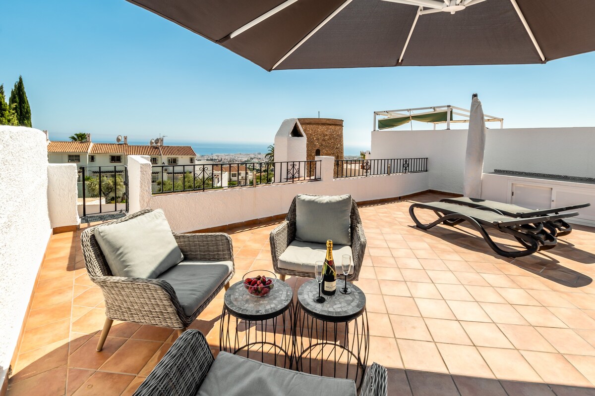 SHR015 Hermosa casa con terraza y vistas — Nerja, Andalucía — vacation rental