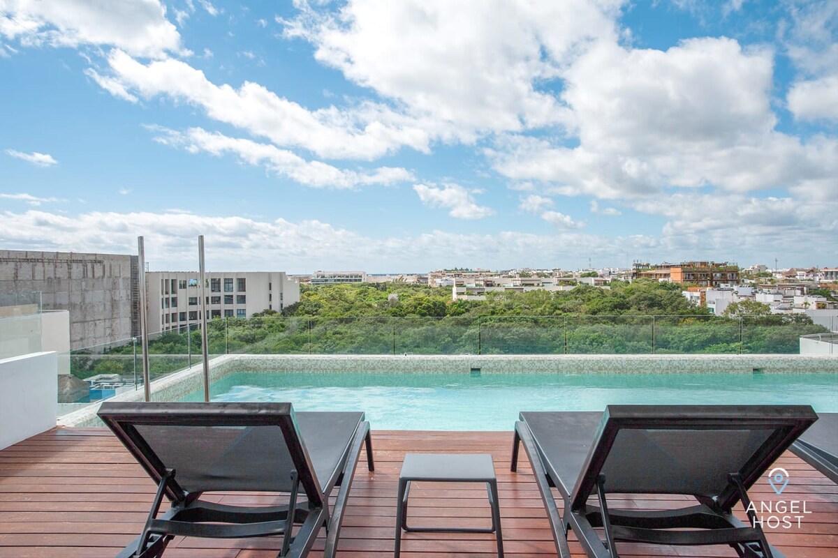 Stylish Condo | Oceanview Pool | Gym | Near Beach — Playa del Carmen, Quintana Roo — vacation rental