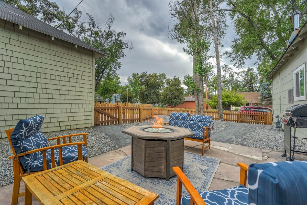 Del Norte Cottage! Downtown Home w/ BBQ & Fire Pit — Colorado Springs, CO — vacation rental