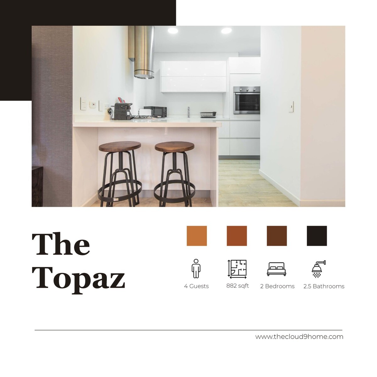Cloud9 | Fully furnished @Santa Barbara  | The Topaz interior 3