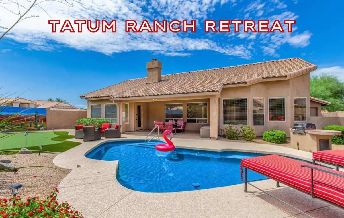 Tatum Ranch Retreat | Heated Pool & Backyard Fun — Cave Creek, AZ — vacation rental