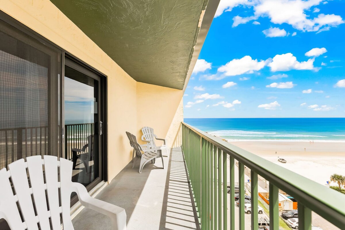 Ocean Views, Pool & Hot Tub | Seahorse Suite 907 — Daytona Beach Shores, FL — vacation rental