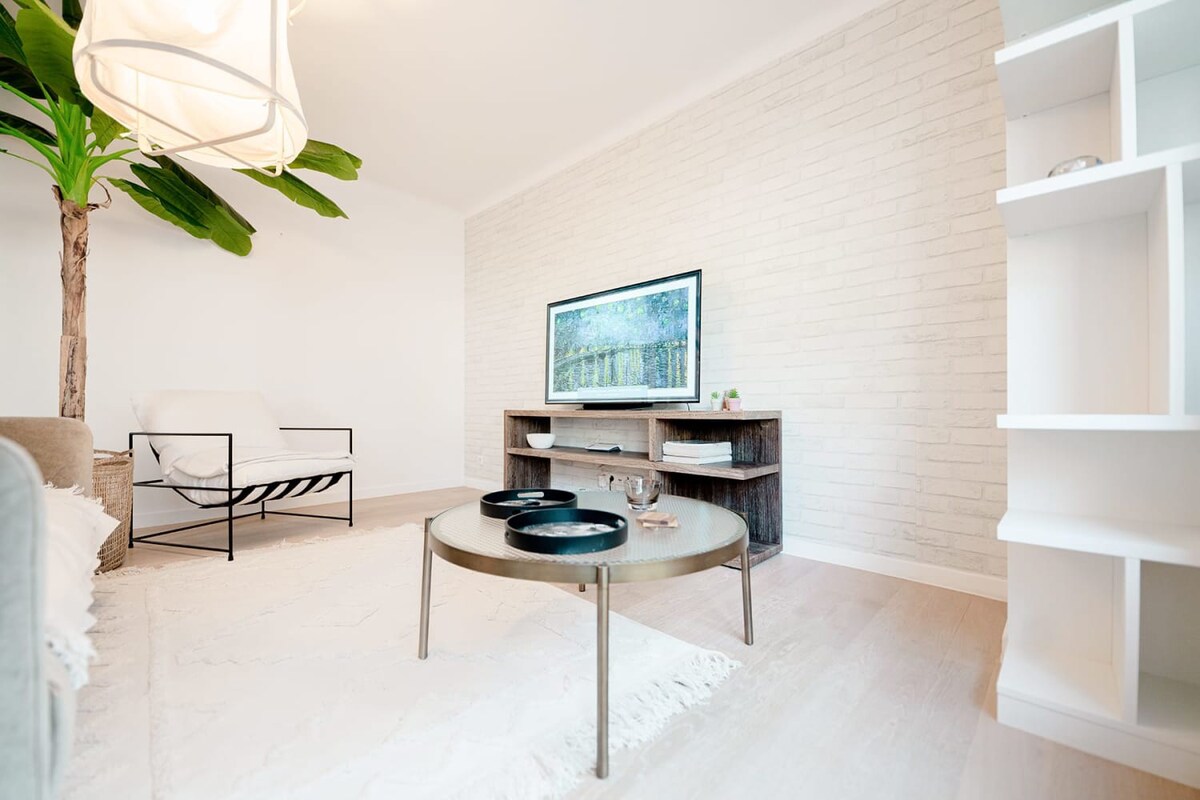 There's a flatscreen Smart TV for those downtime moments at home