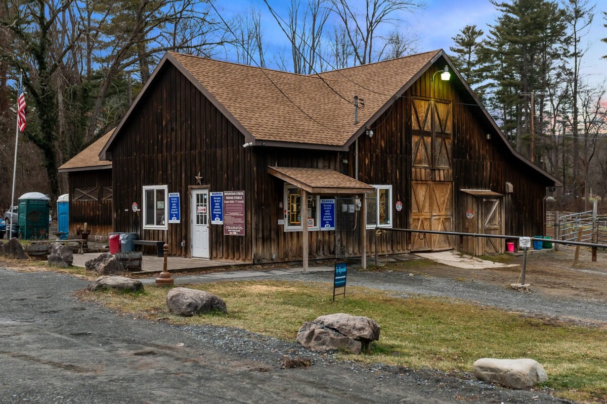 Cozy Poconos Cabin in the Pines | Firepit & Pickle