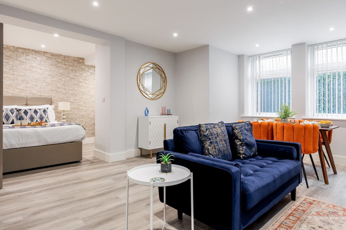 Delightful 1-bed Studio w/ Free Parking & WiFi
