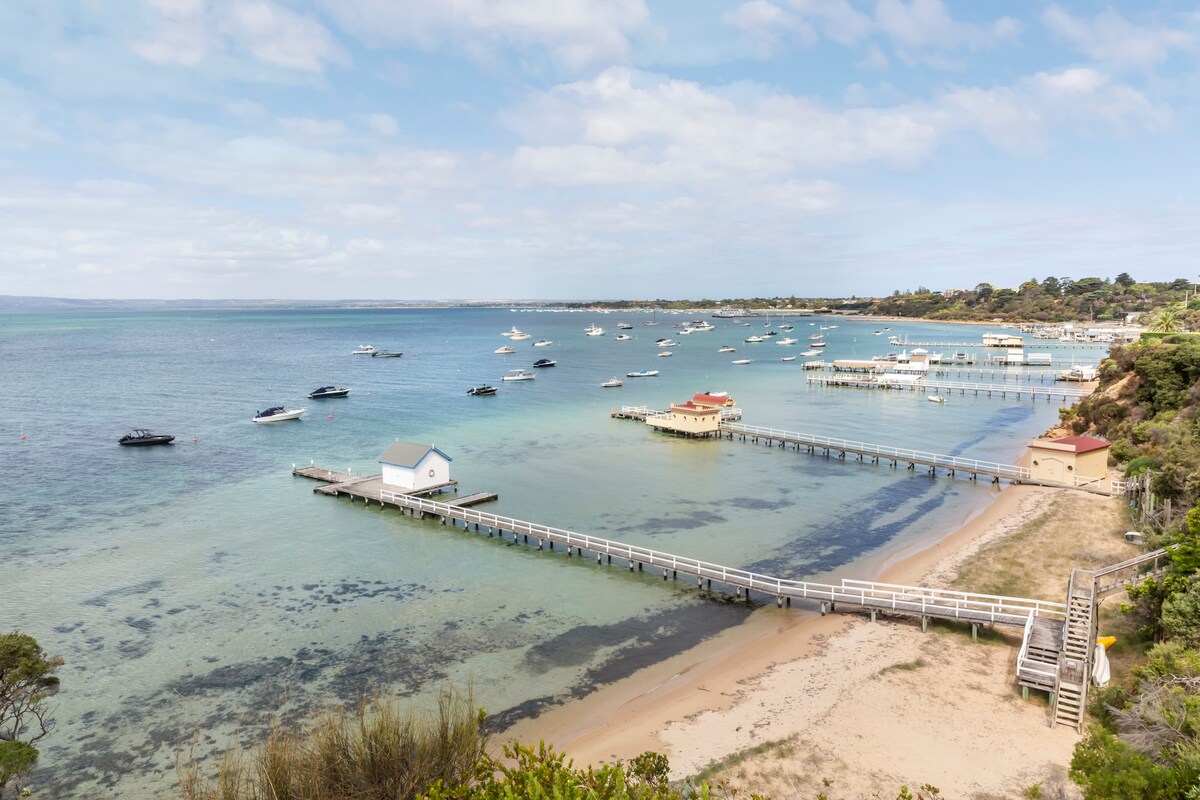 Clifftop Sorrento, Bay Views, walk to village Holiday Shacks