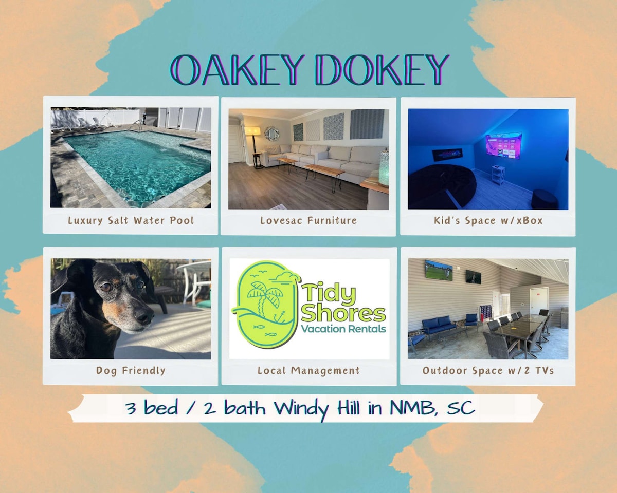 NEW! Dog friendly, private home with luxury pool! — North Myrtle Beach, SC — vacation rental