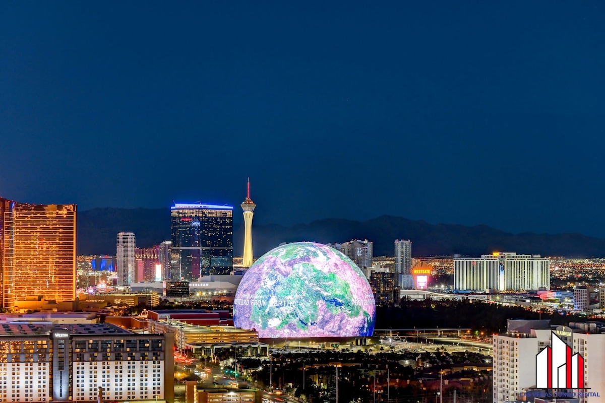 MGM Signature-25-805 Balcony Strip Sphere F1 Views — Las Vegas, NV — vacation rental
