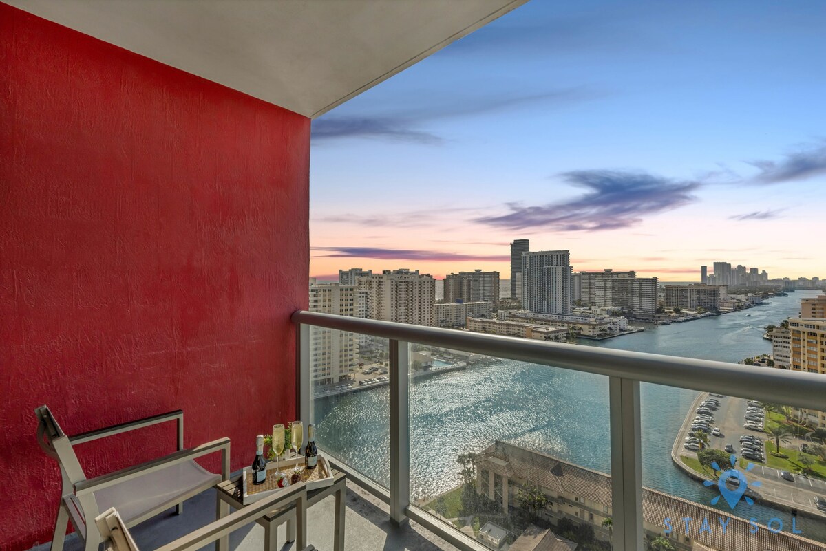 2BR Apartment w/Balcony + Gym & Pool — Hallandale Beach, FL — vacation rental