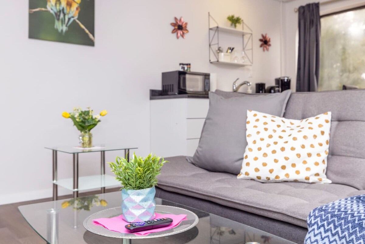 Relax In Style On A Comfy Sofa With Bright Decorative Accents