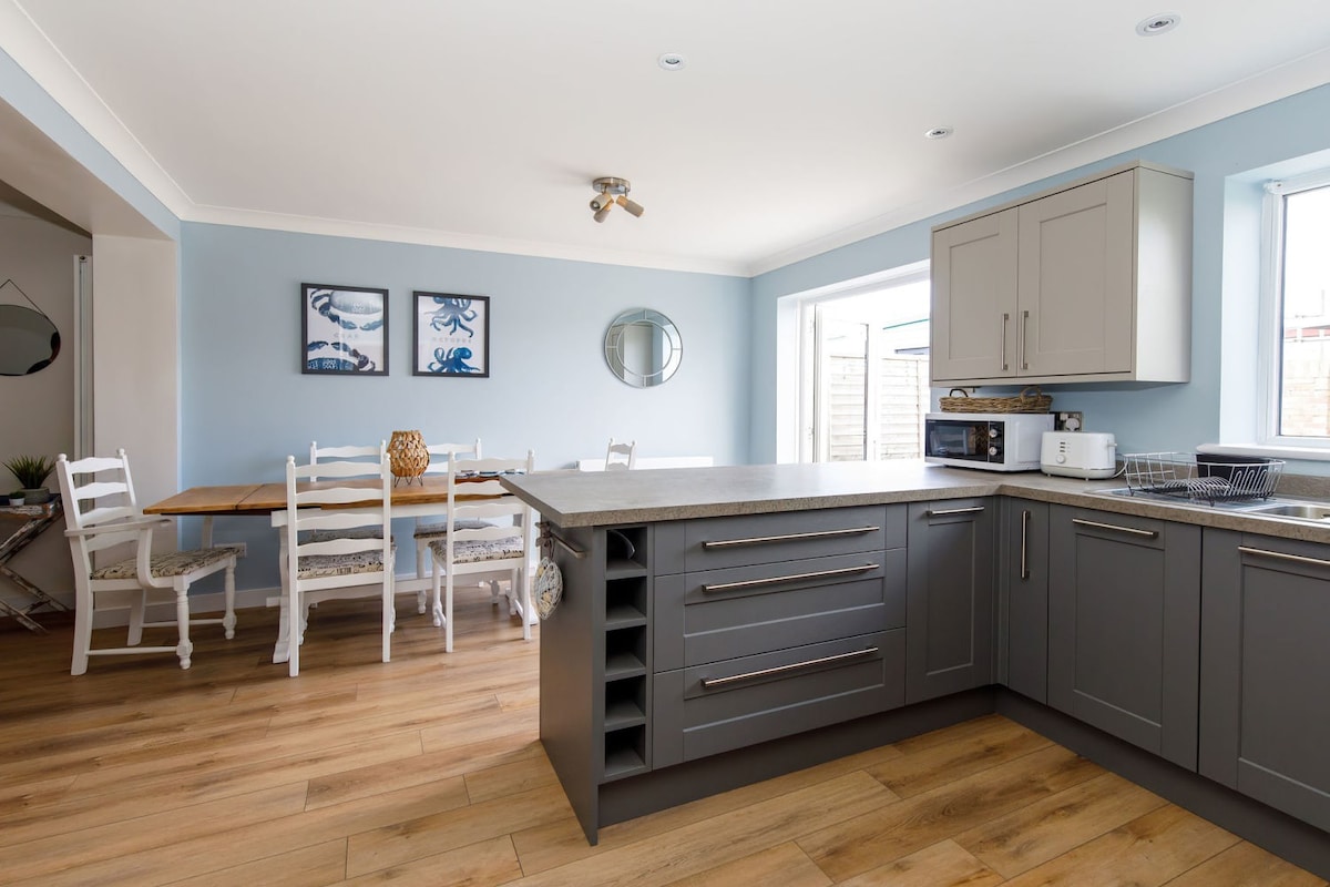 The open plan kitchen/diner is the perfect space.