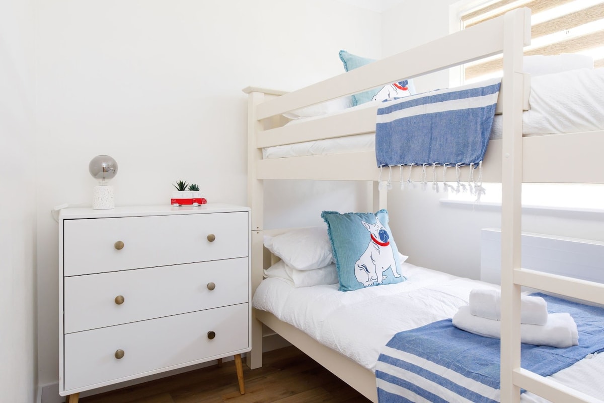 The third bedroom is the bunk room.