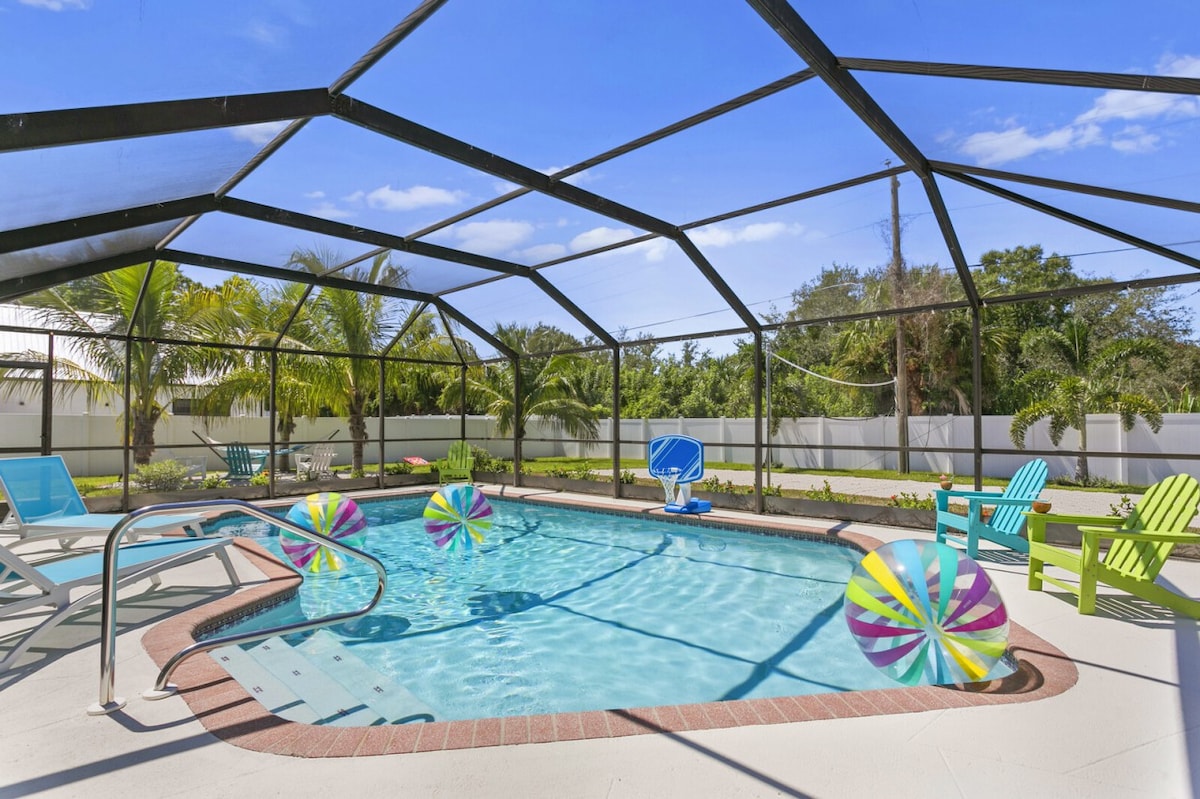 Heated Pool, 12 Min to AMI Beach, Game Room, 18ppl — Bradenton, FL — vacation rental