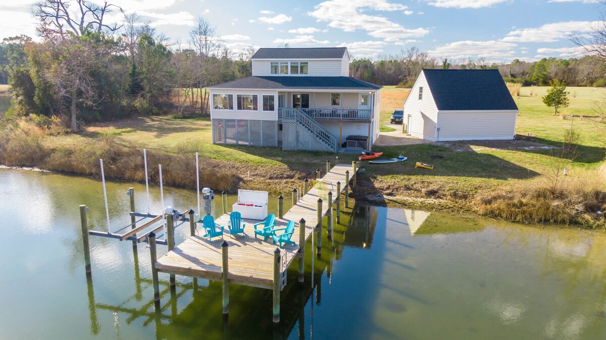 Relax Waterfront  Hot Tub, Game Room, Frisbee Golf — White Stone, VA — vacation rental