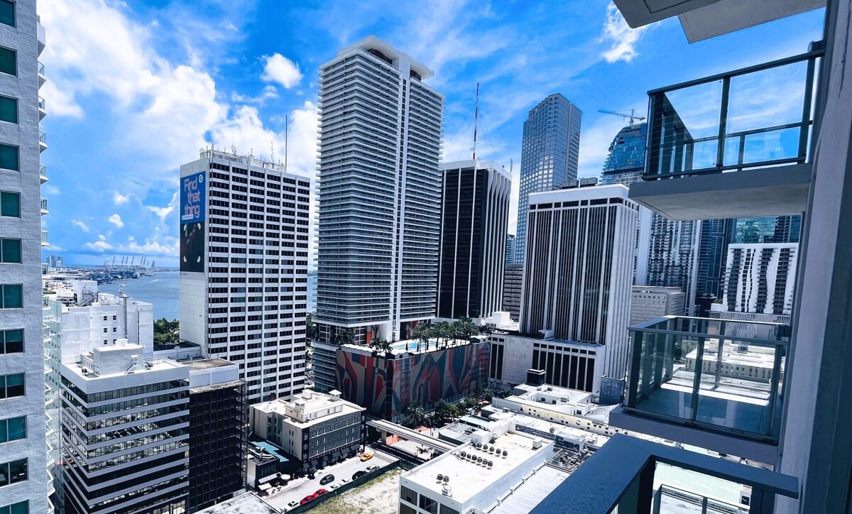 Downtown Miami Studio with Bay & Skyline Views — Miami stay
