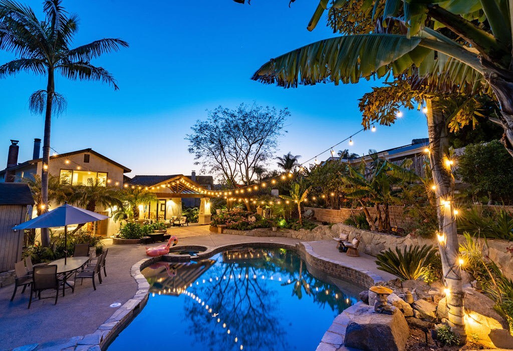 Resort Style Yard, Heated Pool & Spa — Encinitas, CA — vacation rental
