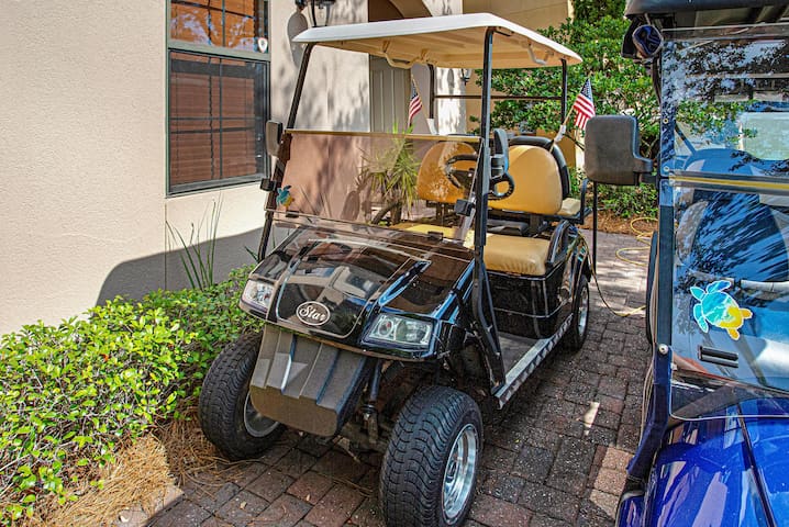 Large 5-BR in golf and beach resort - 2 golf carts