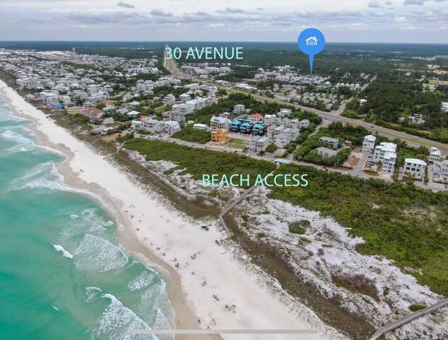 4 Bed House with 6 person golf cart - Near Rosemary Beach and 30A!