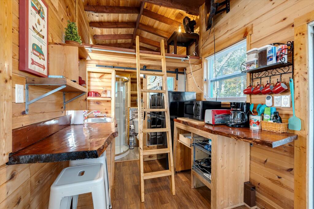 Big Red Tiny House on the Farm — Asheville, NC — vacation rental