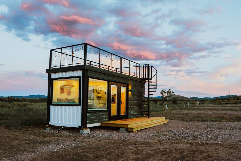 New! Starry Night Shipping Container Home — Alpine, TX — vacation rental