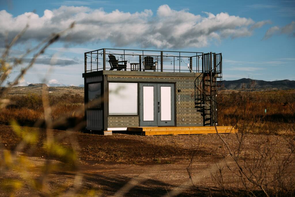New! Cowgirl Shipping Container Home — Alpine, TX — vacation rental