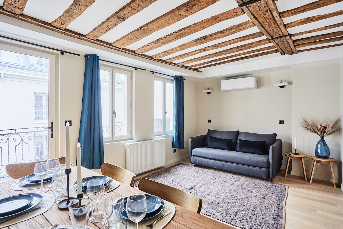 Flat terrace Centre de Paris Bourse — Paris, Île-de-France — vacation rental