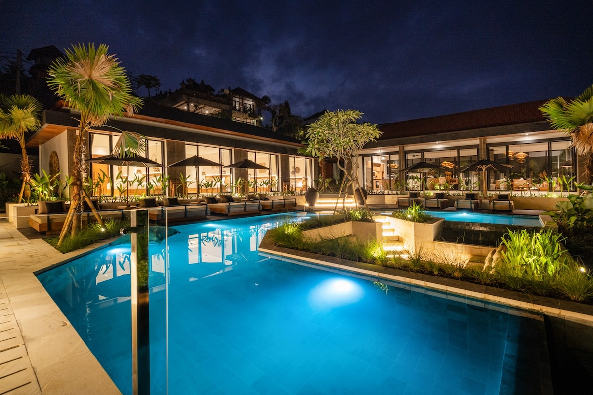 Menawan : 6BR Villa with Yoga Room & Jungle Views — Ubud, Bali — vacation rental