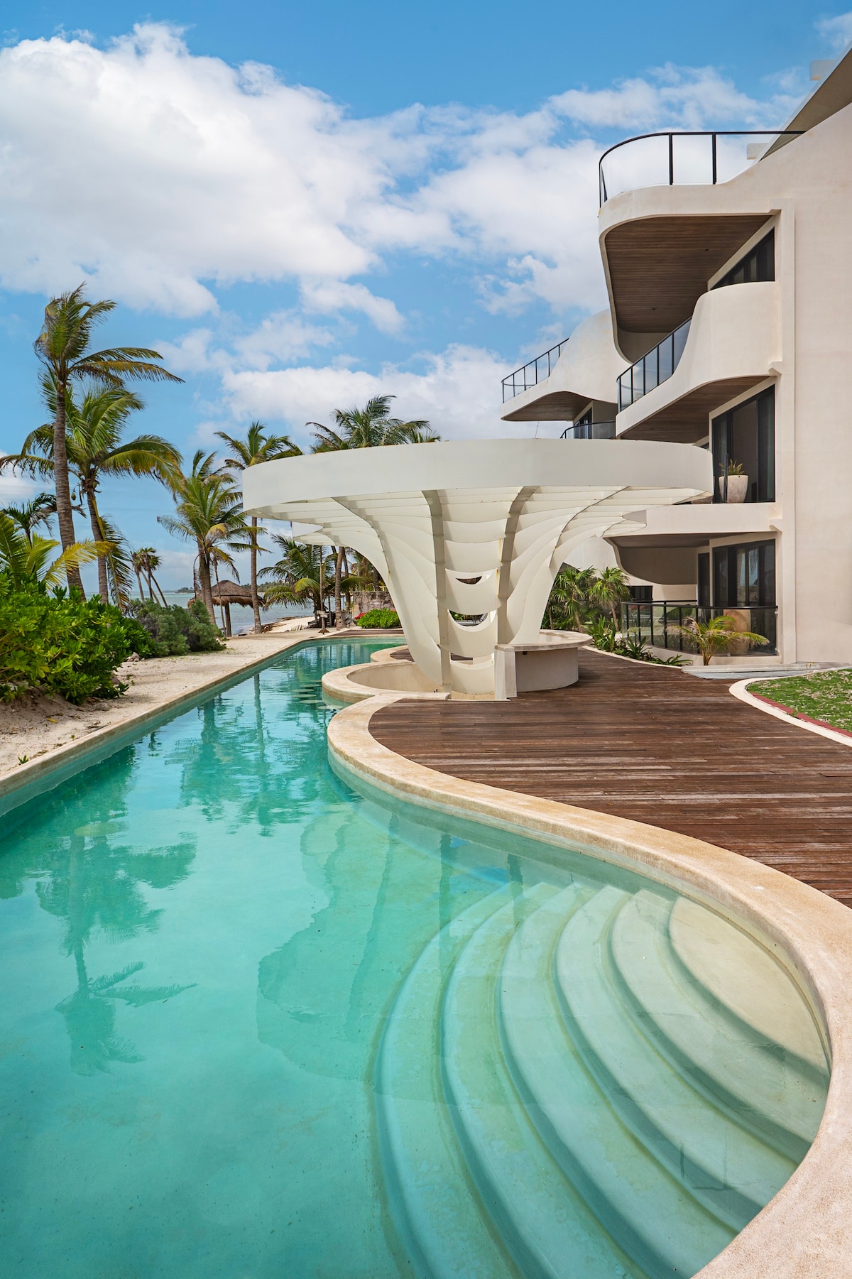 Unique pool located in the complex, shared with other units.