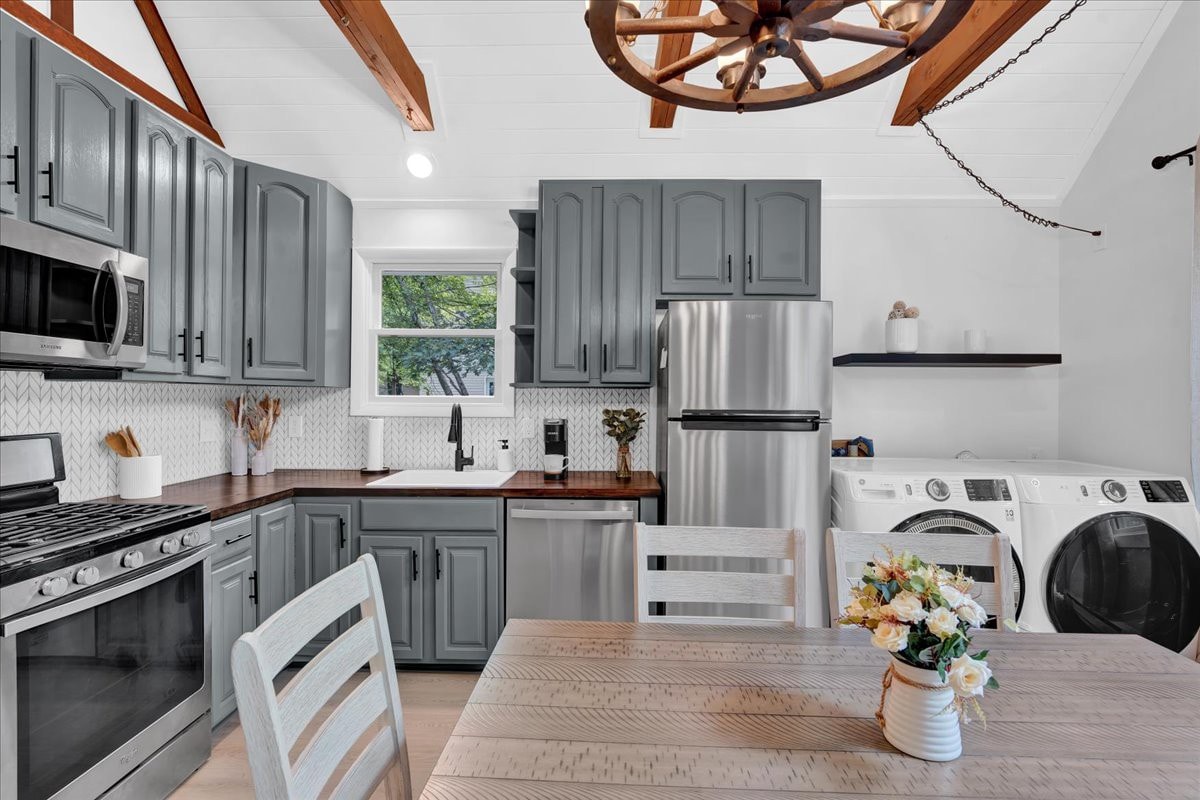 Modern Pocono Chalet | Vaulted Ceilings | Hot Tub