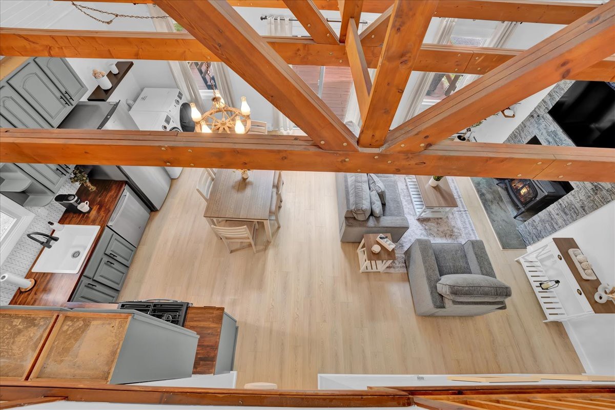 Modern Pocono Chalet | Vaulted Ceilings | Hot Tub