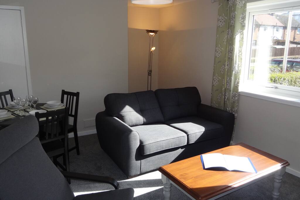 living room in sun