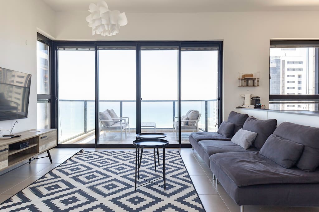 Luxury Apt Tower | Sea View Bat Yam | Mamad — Bat Yam, Center District — vacation rental